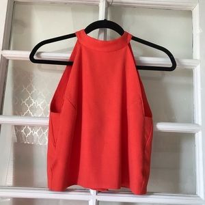 J.O.A. Orange Crop Top